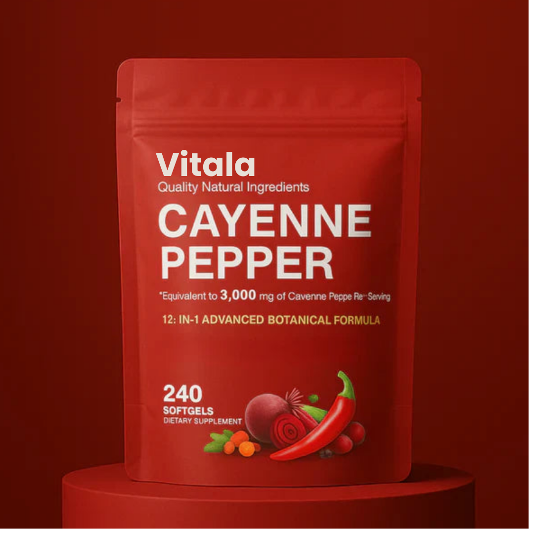 Vitala© Cayenne Pepper Softgels