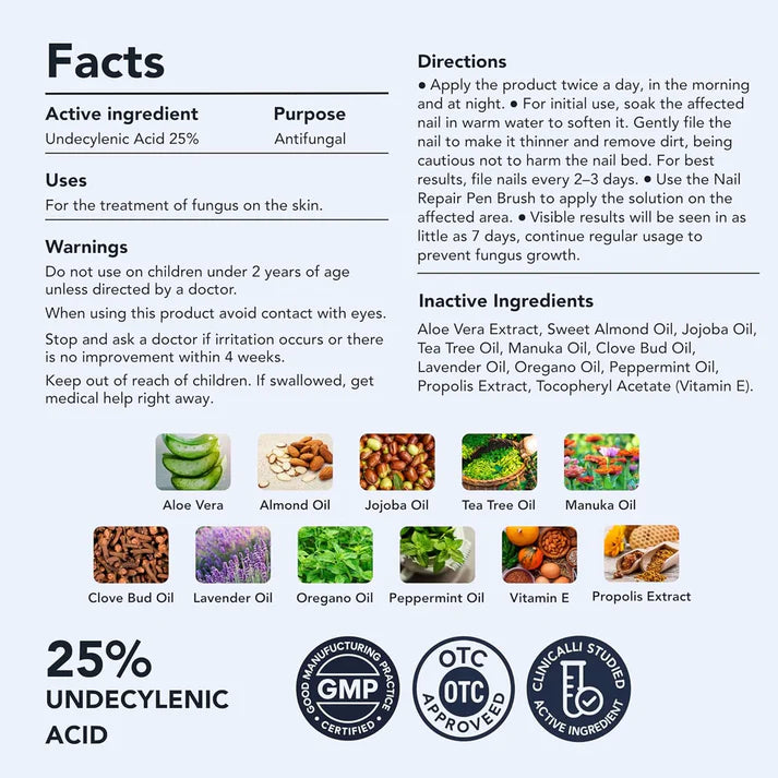 Vitala© Antifungal Pen - 25% Undecylenic Acid